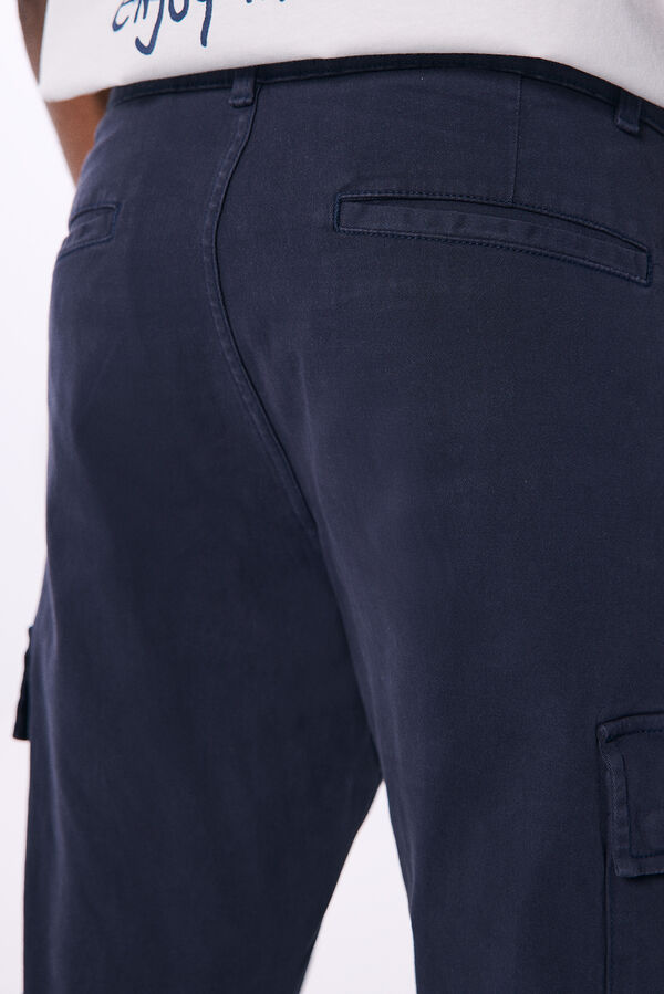 Springfield Pantal&oacute;n cargo azul