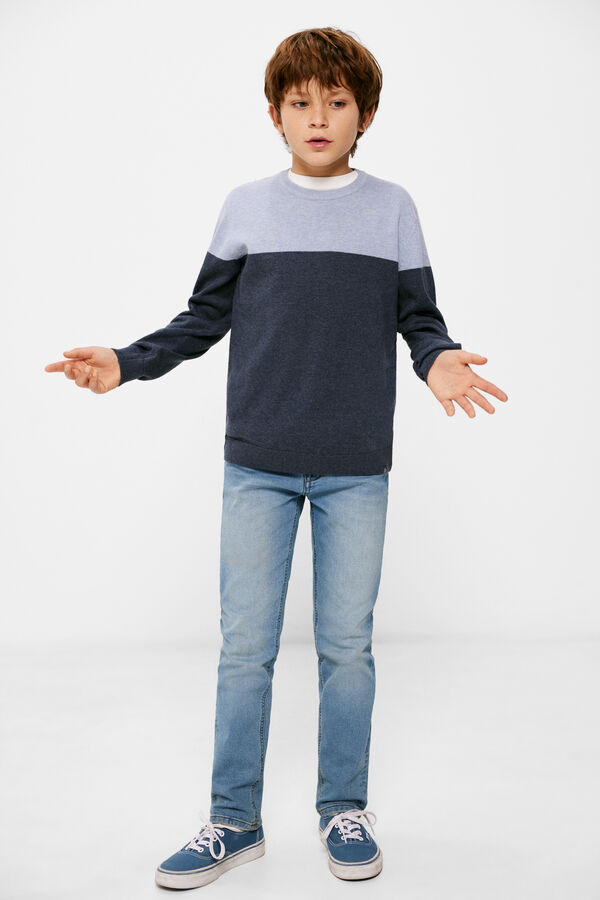 Springfield Kids Camisola color block menino azul