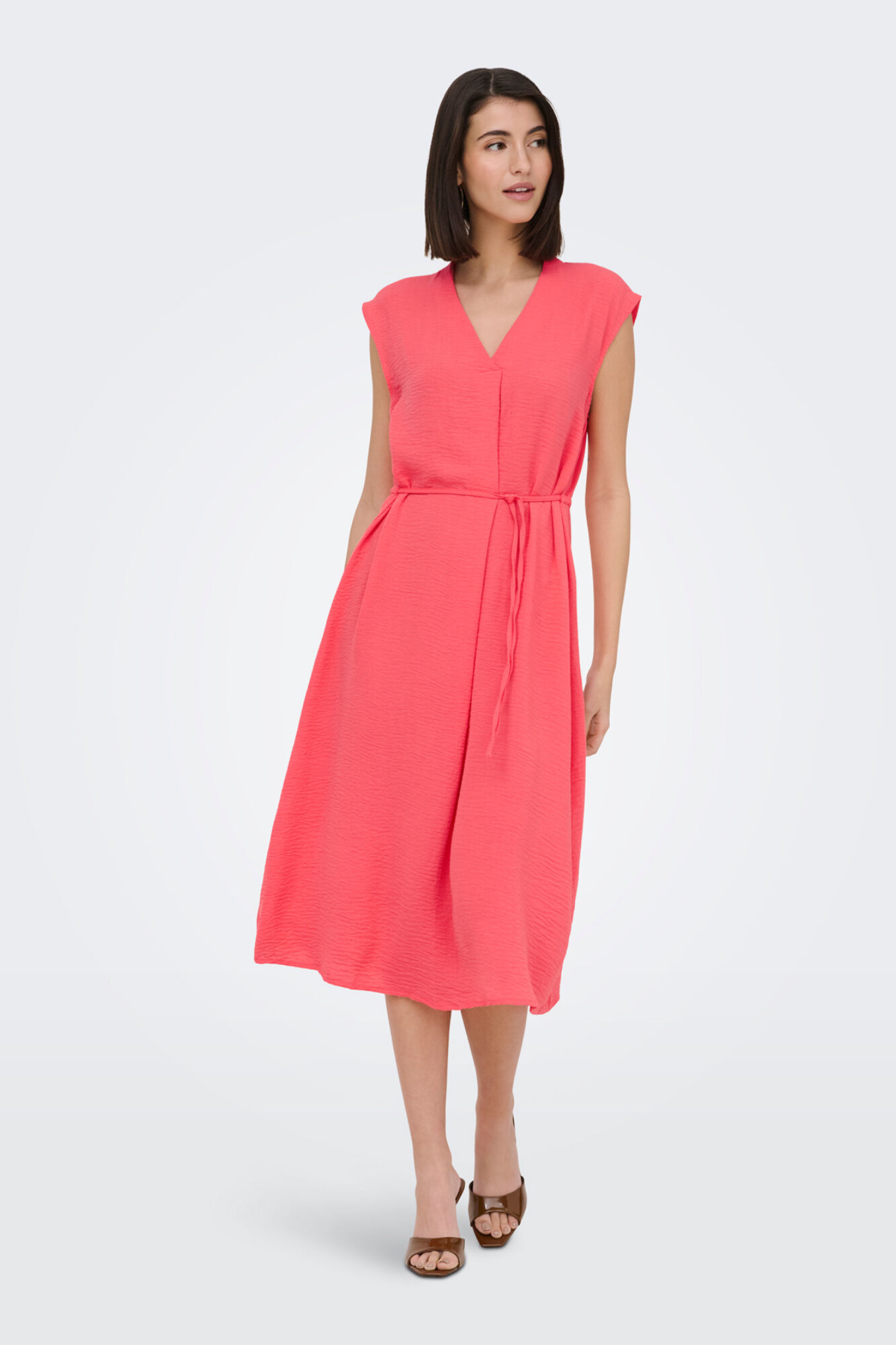 JDY Vestido midi fluido