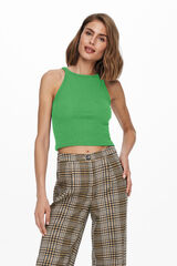 Only Top punto cropped verde