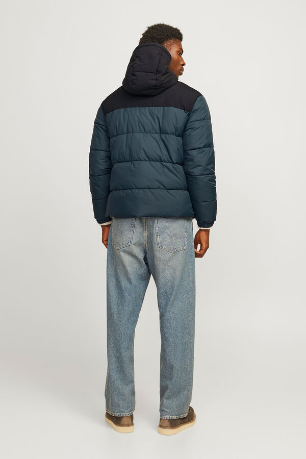 Jack & Jones Casaco acolchoado capuz azul