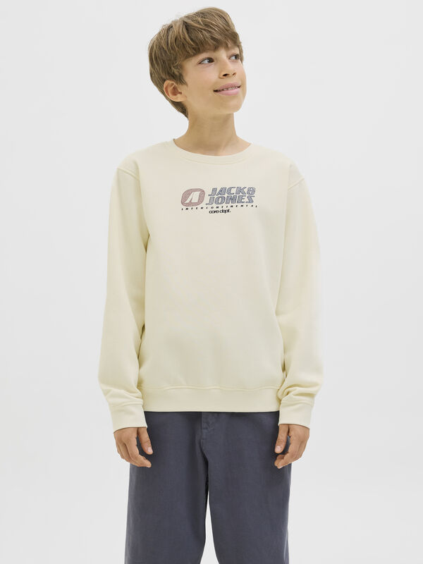 Jack & Jones Junior Sudadera regular fit amarillo