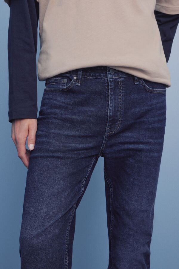 Springfield Jeans skinny lavado oscuro azul
