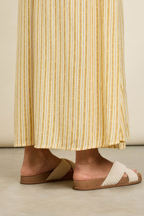 Roxy Chinelos para mulher bege