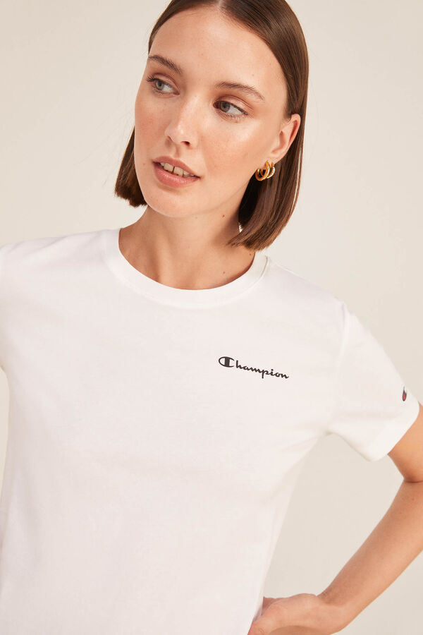 Springfield Camiseta Mujer - Champion Legacy Collection blanco