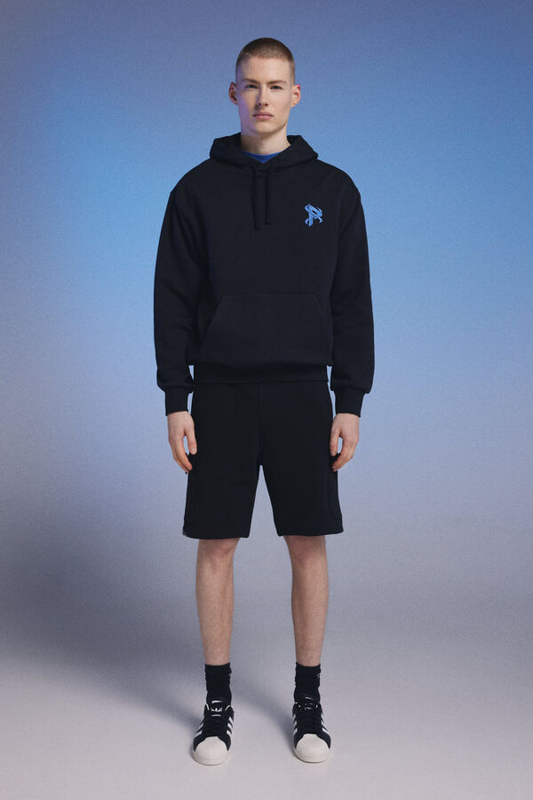 Springfield Sudadera capucha Limitless Pedri x Springfield negro