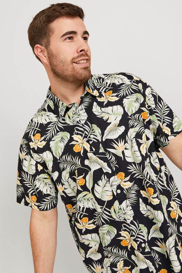 Jack & Jones PLUS Camisa slim fit negro