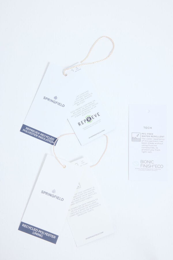 Springfield Chaqueta acolchada negro