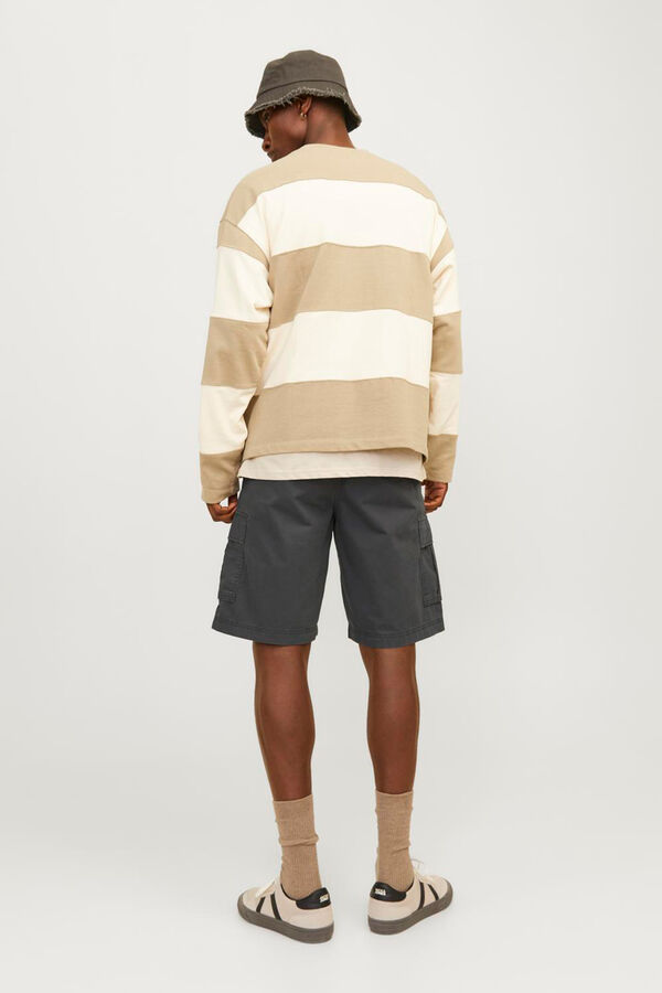 Jack & Jones Pantal&oacute;n corto tipo cargo negro