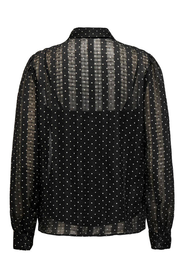 Only Camisa de gasa negro