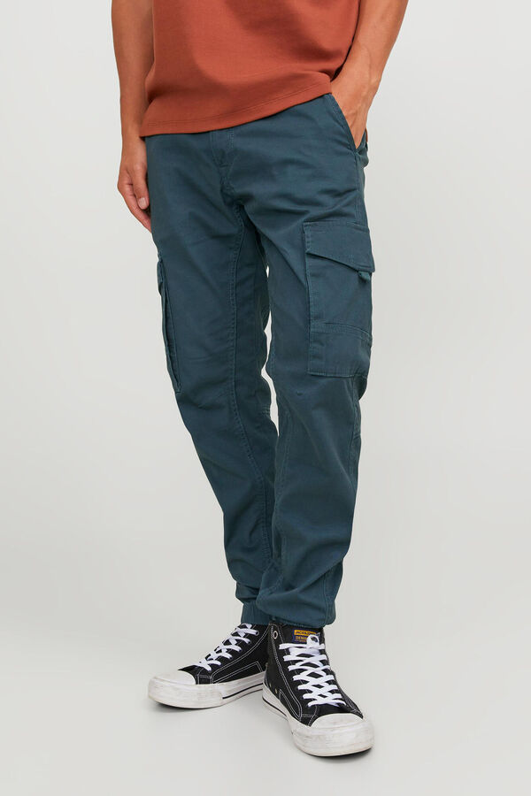 Jack & Jones Pantal&oacute;n cargo azul