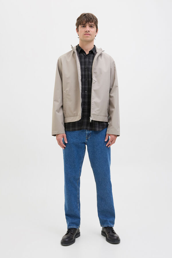 JJ REBEL Camisa regular fit cuadros negro