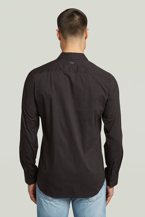 G-STAR Camisa manga comprida comprida preto