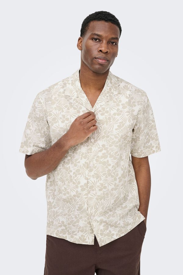 Only & Sons Camisa de manga curta cinzento