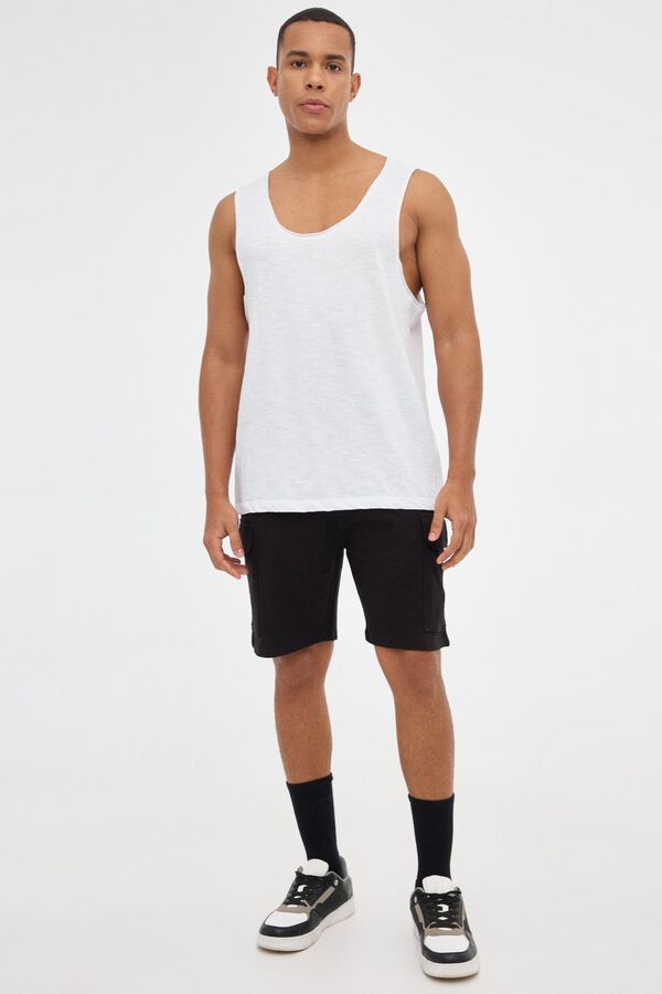 Inside Bermuda Jogger Cargo negro