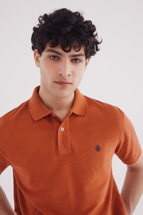 Springfield Polo piqué fantasia básica regular fit vermelho
