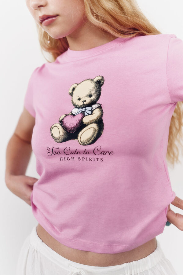 High Spirits Camisa "Geleia" rosa