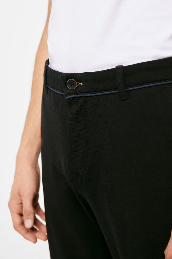 Springfield Chino piqu&eacute; negro