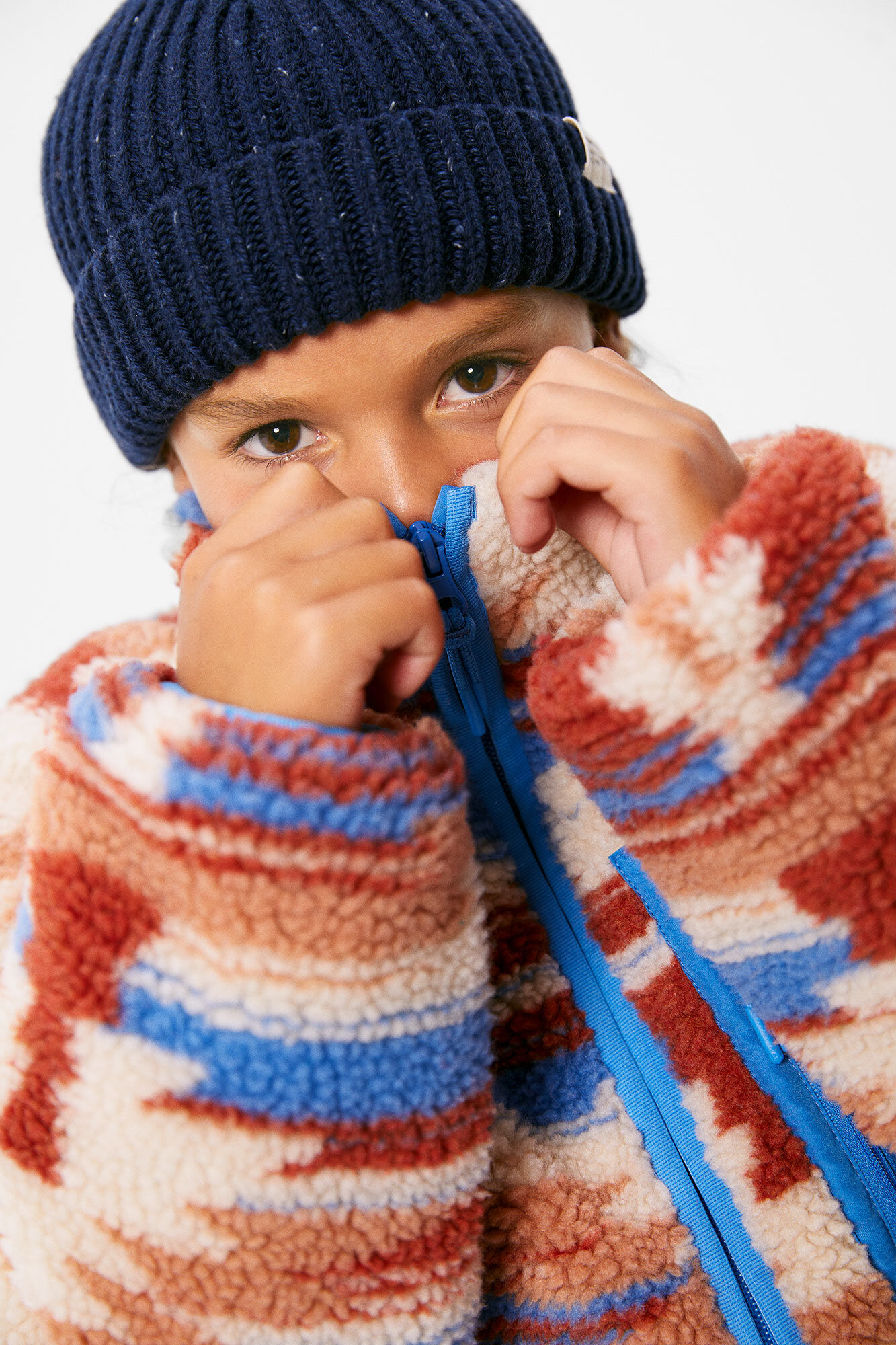 Springfield Kids Beanie malha jaspeada menino