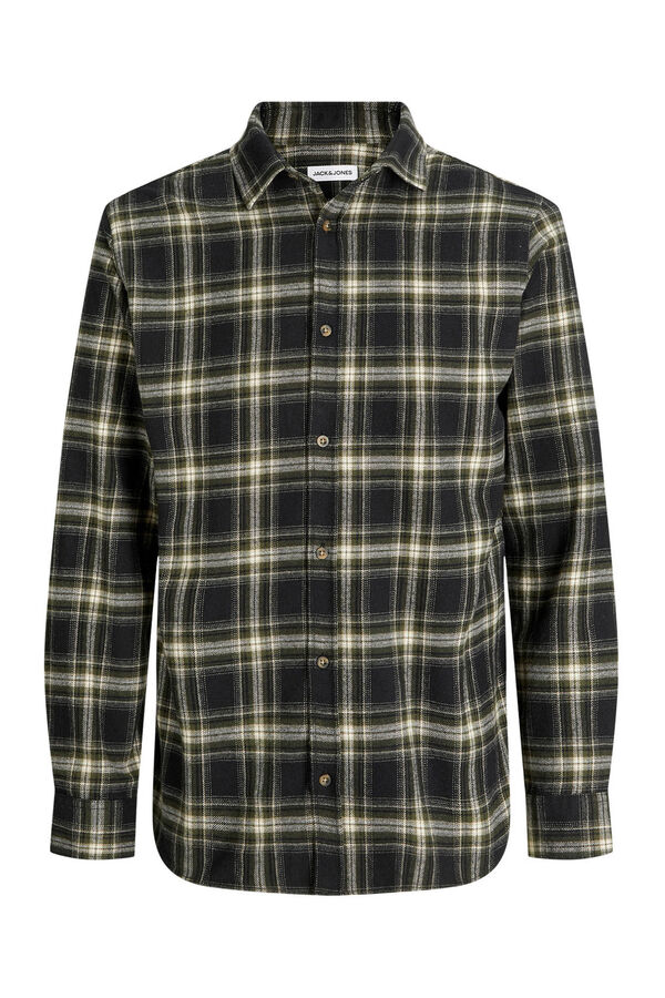 Jack & Jones PLUS Camisa regular fit cuadros PLUS negro