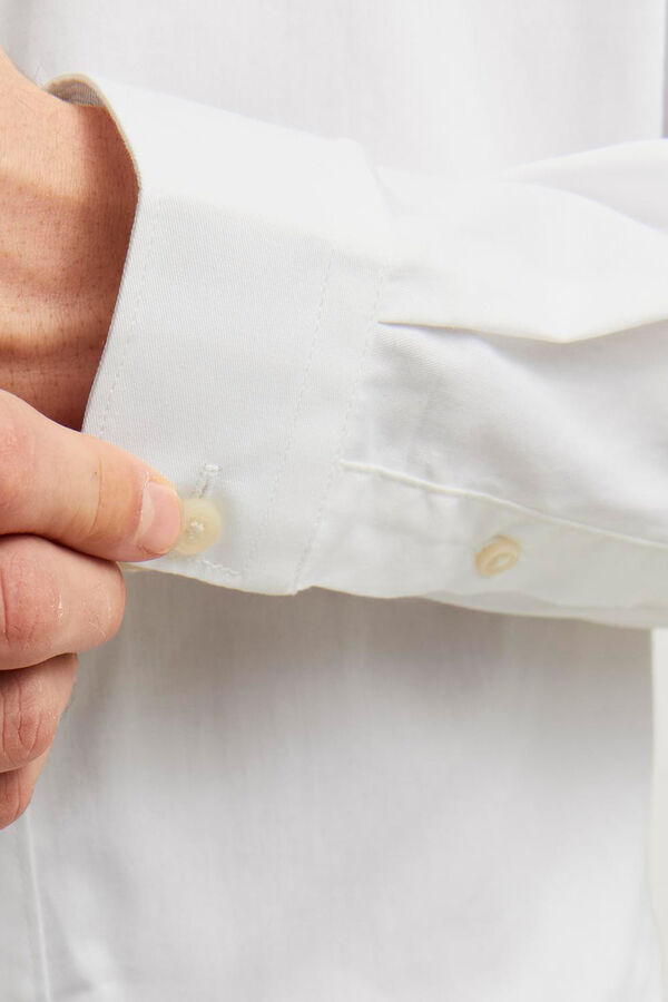 Jack & Jones Camisa cl&aacute;ssica slim fit branco