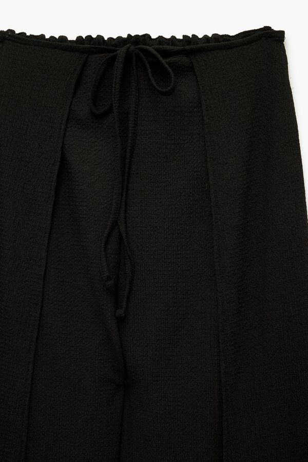 Koton Cal&ccedil;a wide leg preto