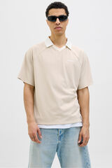 Jack & Jones Polo de pique gris