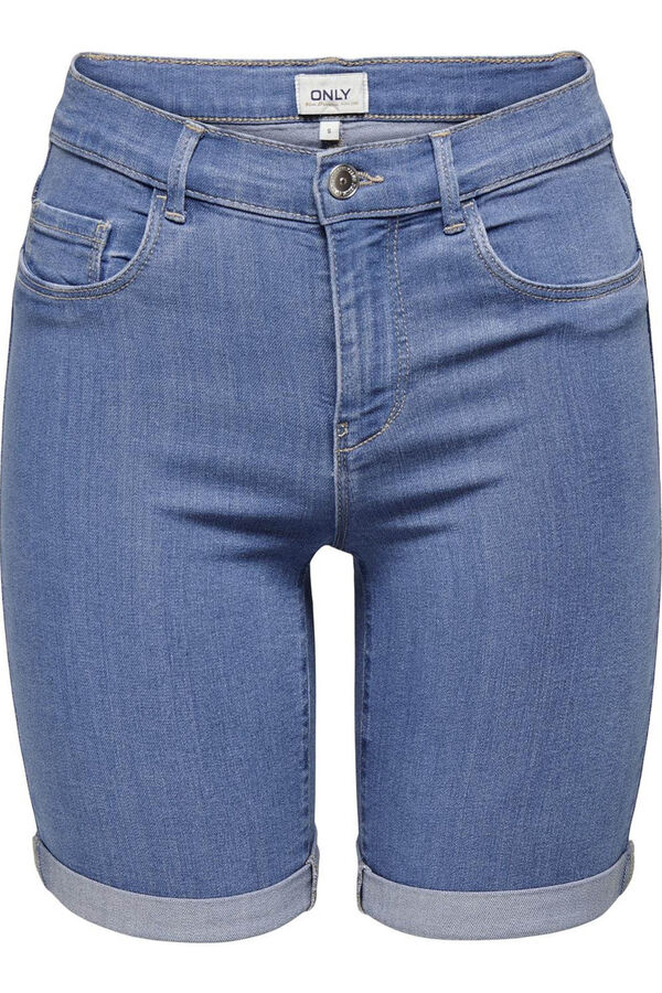 Only Short vaquero slim azul