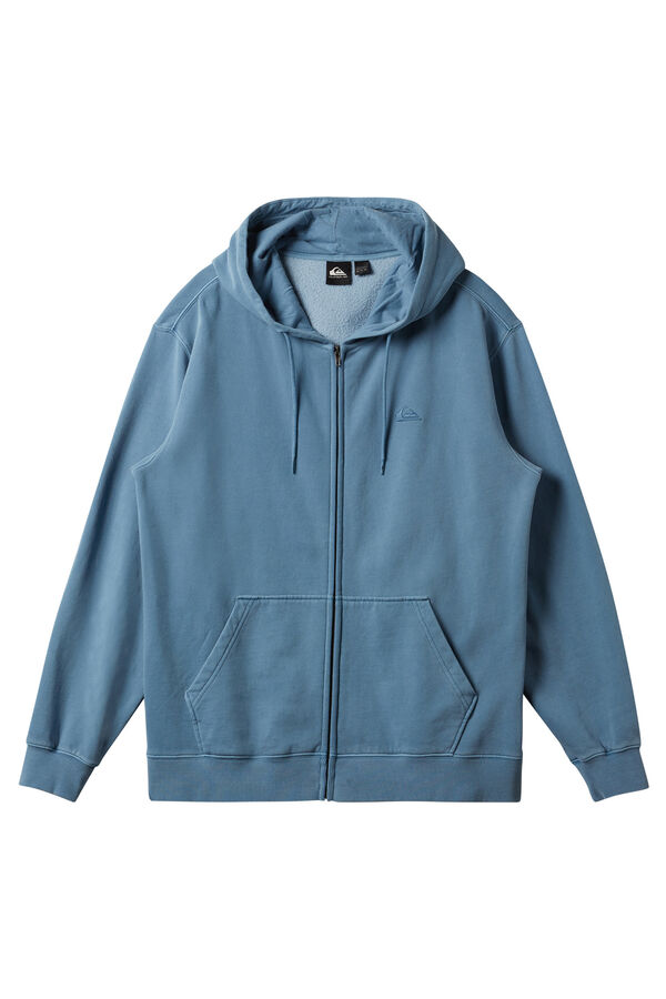 Quiksilver Sudadera con Capucha y Cremallera para Hombre azul