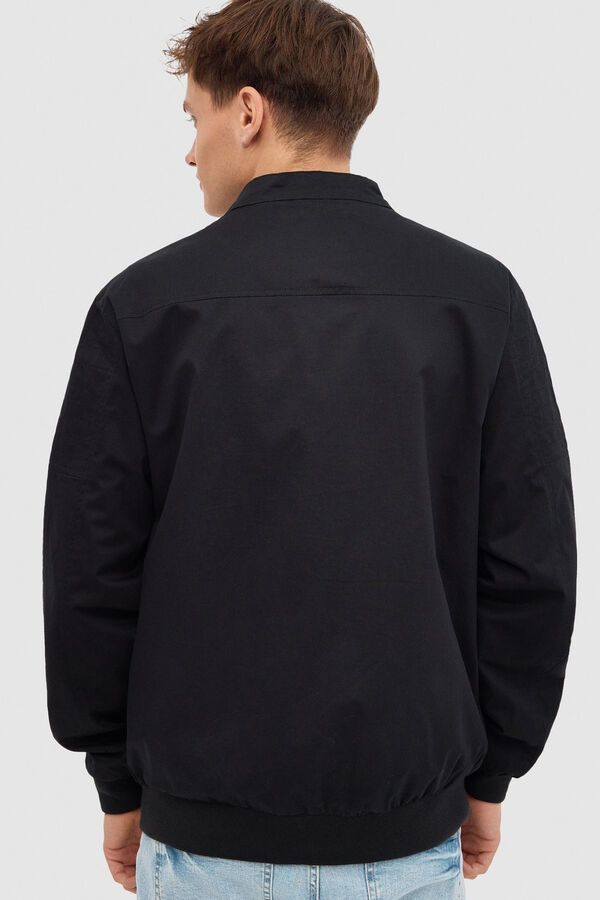 Inside Blus&atilde;o em nylon preto