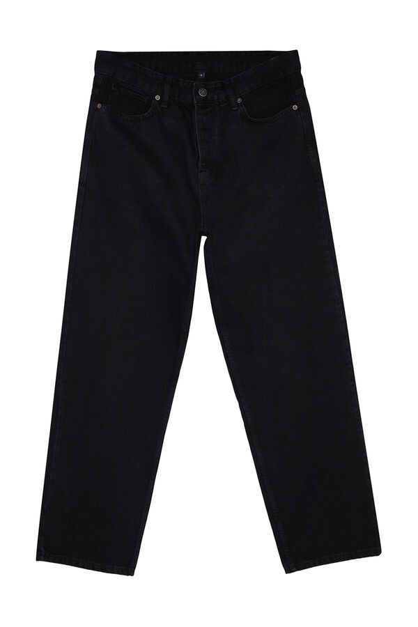 Trendyol Jeans regular de hombre negro