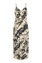 Jack & Jones Vestido midi estampado branco