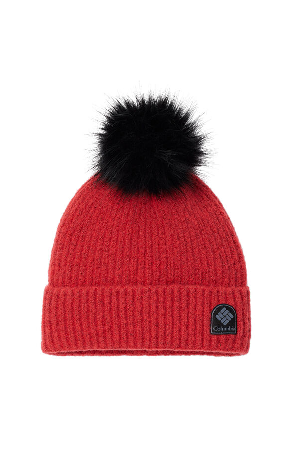 Columbia Gorro con pomp&oacute;n Columbia Winter Blur&trade; rojo