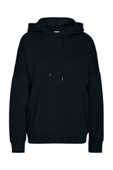 Noisy May Sweatshirt b&aacute;sica com capuz. preto