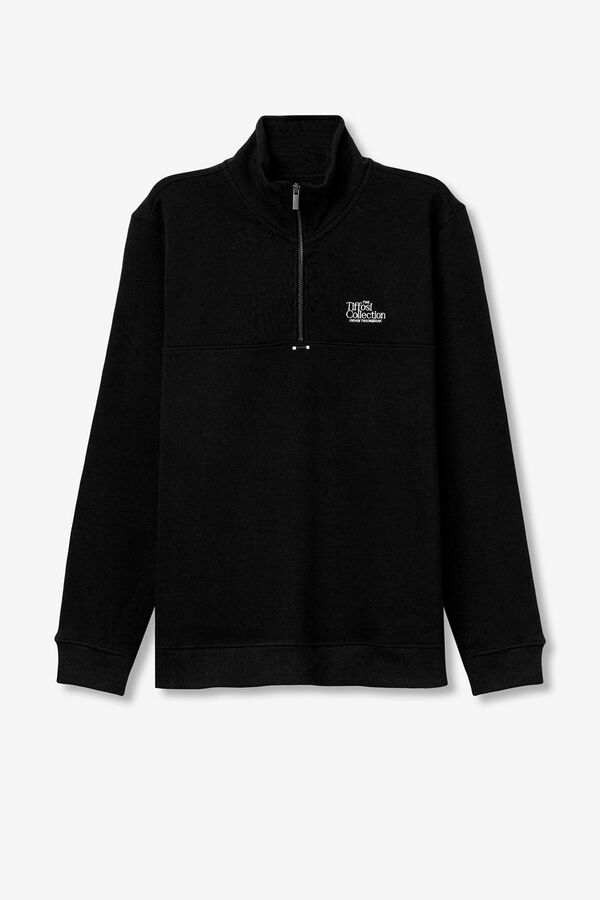 Tiffosi Sudadera con cremallera azul