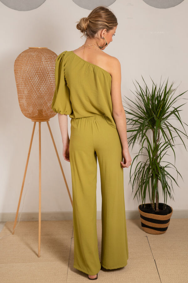 Cul Sac Calças Veneza Verde-Azeite preto