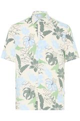 Blend Camisa de manga curta estampada branco