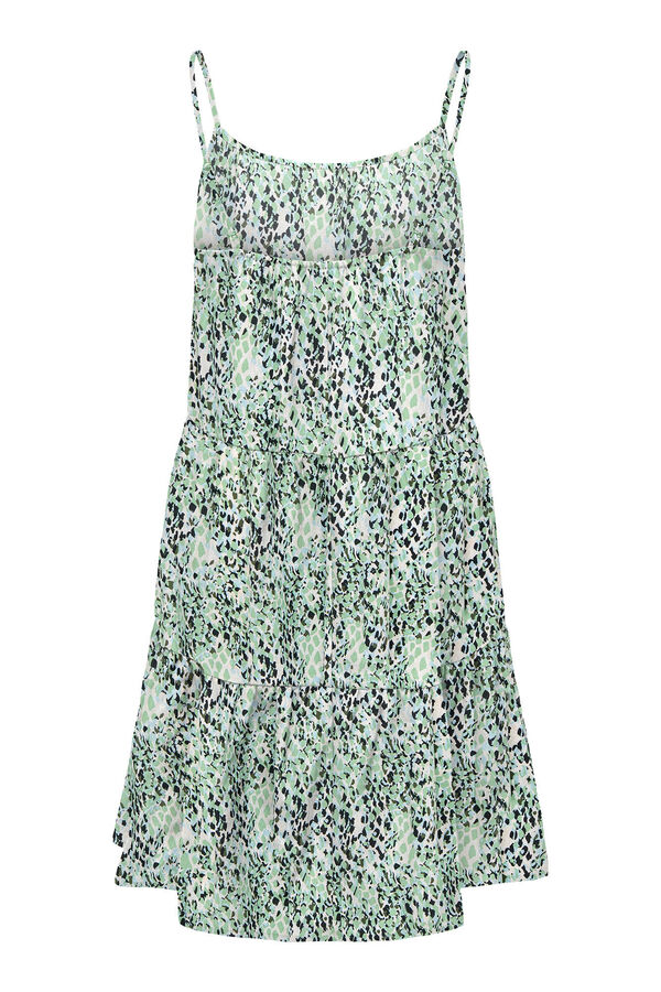 Only Vestido curto de al&ccedil;as verde