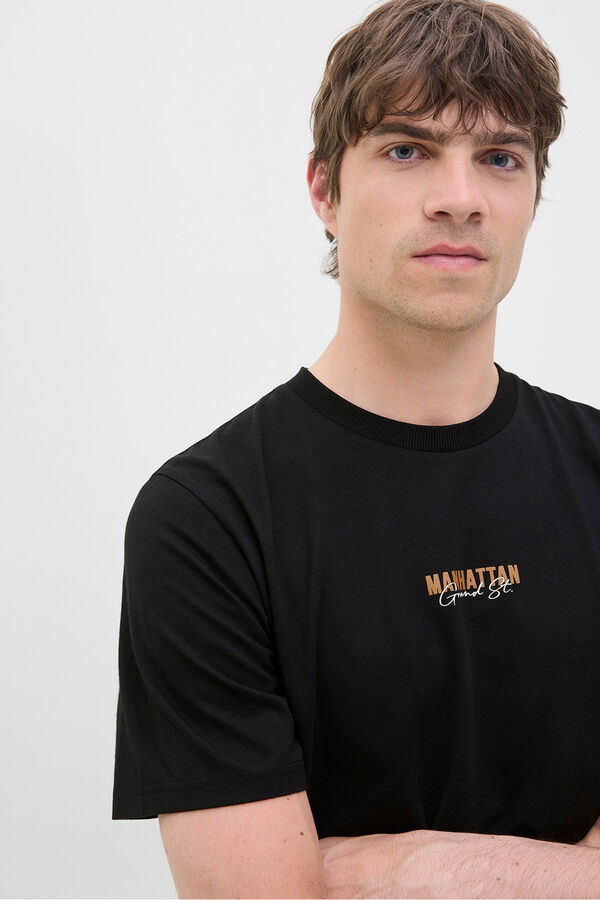JJ REBEL Camiseta back print negro