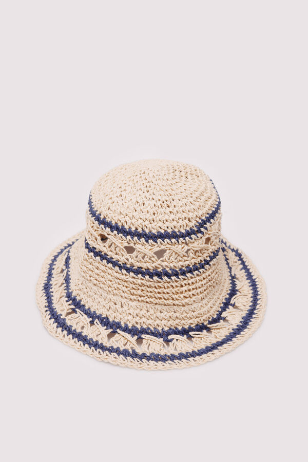 Springfield Chap&eacute;u de r&aacute;fia riscas castanho