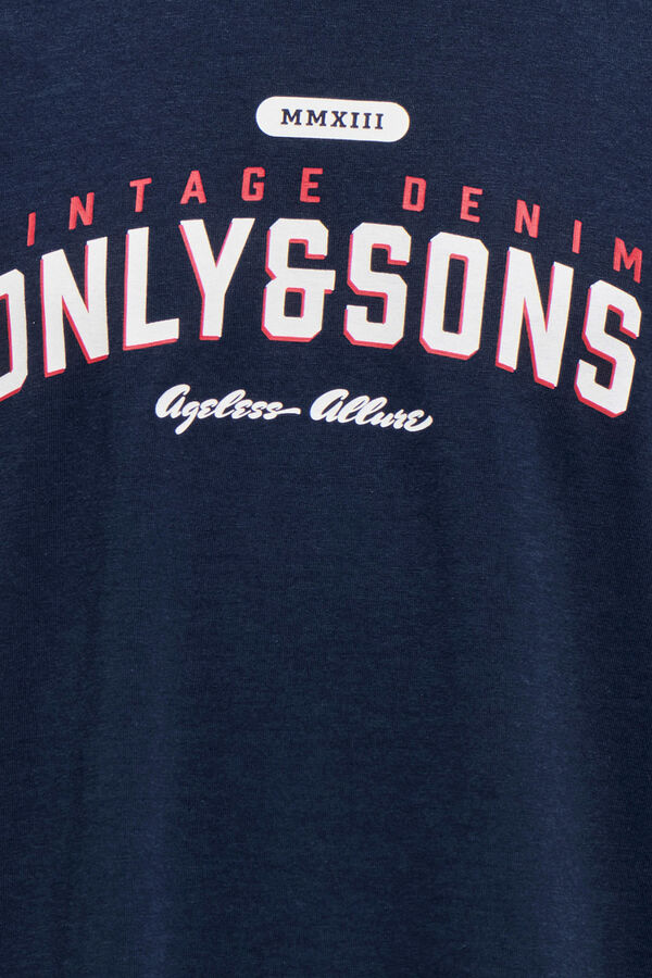 Only & Sons Junior Camisola de manga curta azul