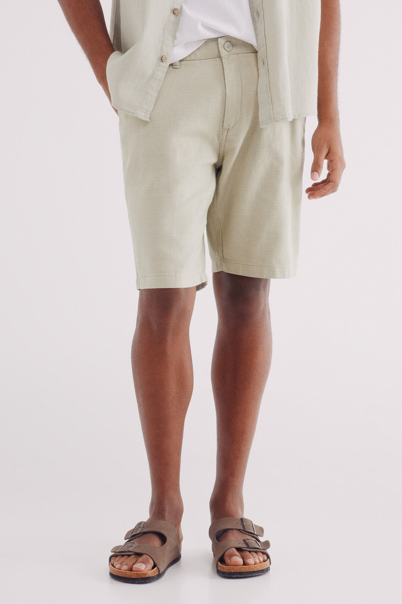 Springfield Bermuda algod&atilde;o comfort fit