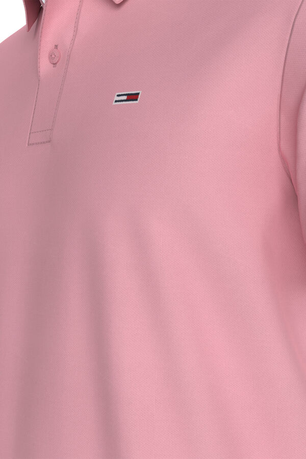 Tommy Jeans Camisa p&oacute;lo masculina Tommy Jeans rosa