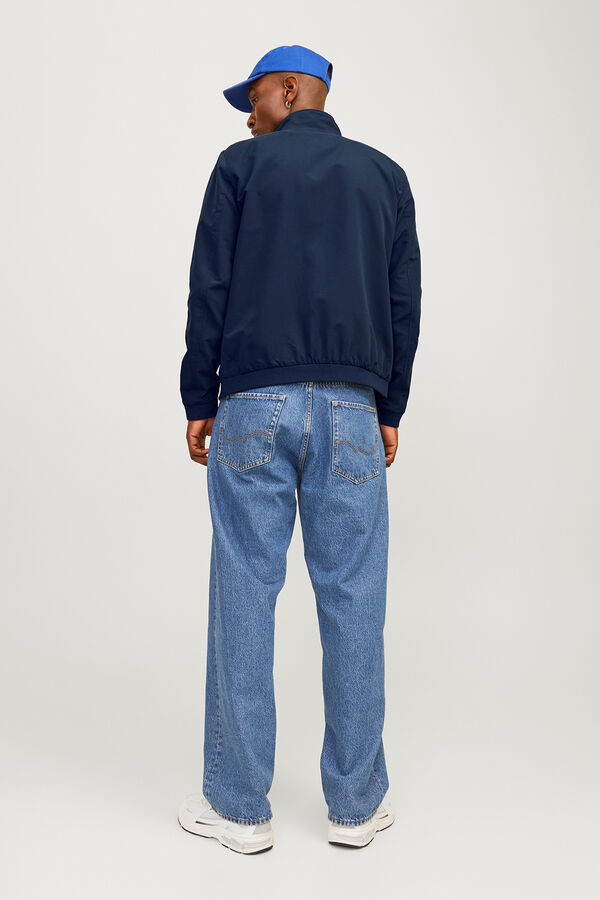 Jack & Jones Chaqueta bomber cuello alto azul