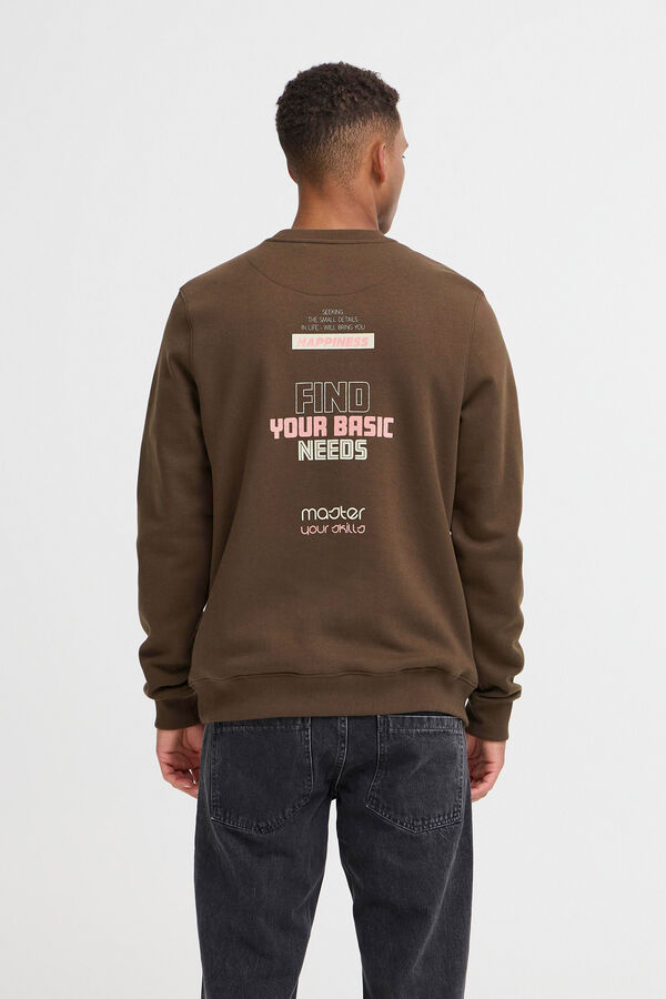 Blend Sudadera cuello redondo tostado