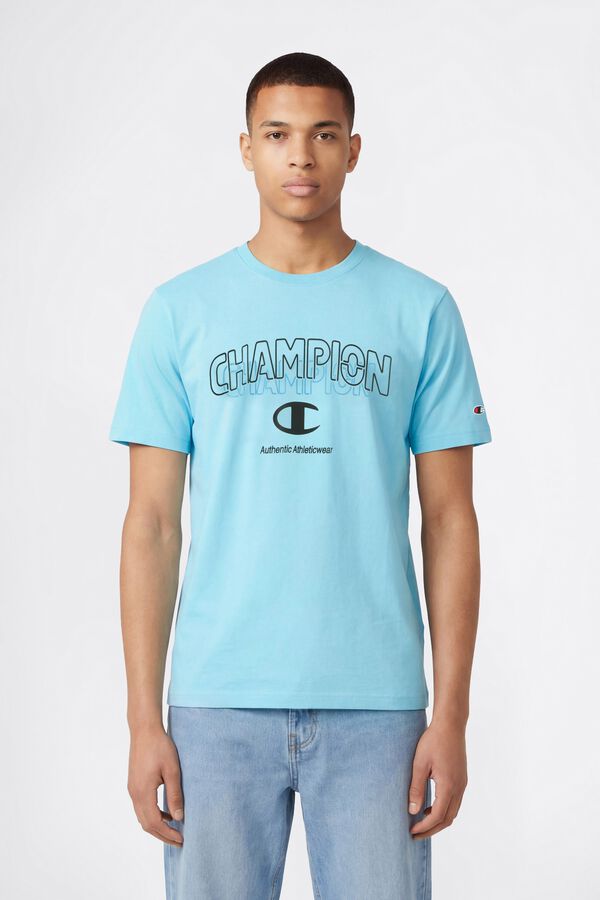 Champion T-shirt de manga curta azul