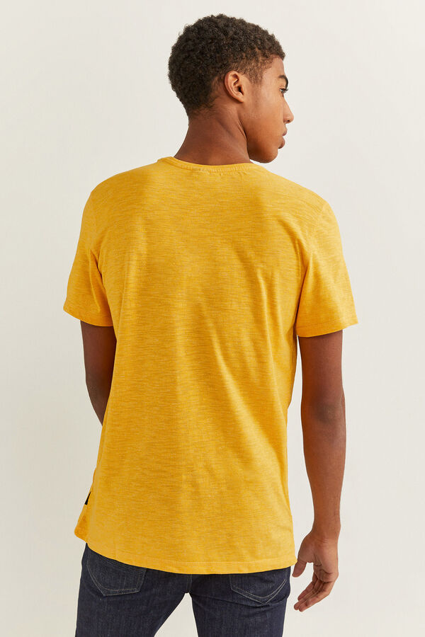 Springfield Camiseta textura bolsillo dorado