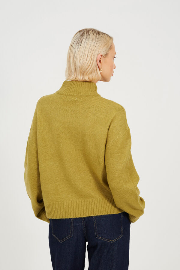 Brave Soul Camisola de malha malha verde