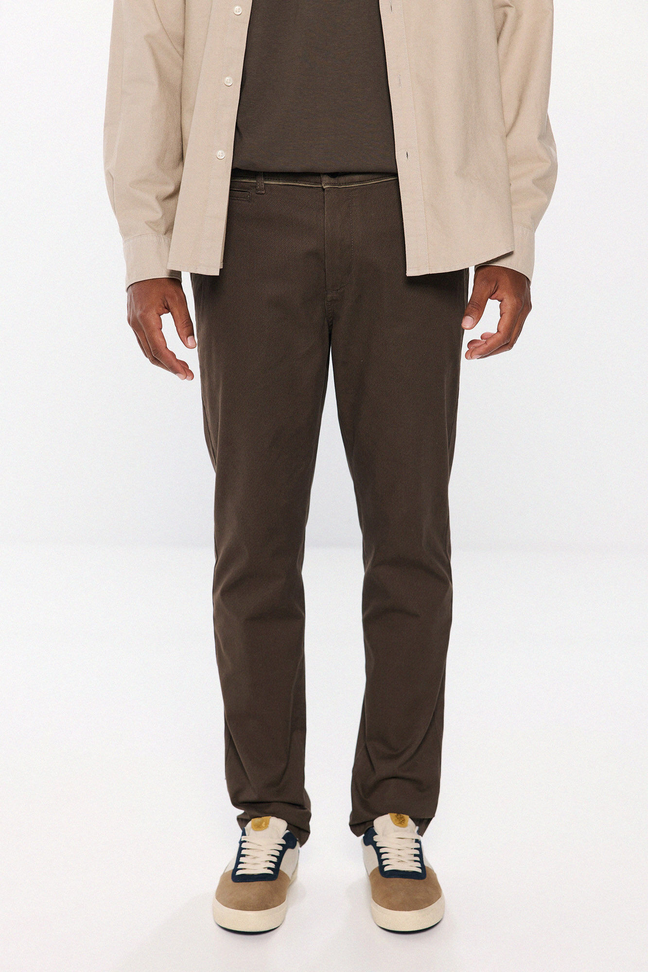 Springfield Cal&ccedil;as chino estampado slim fit