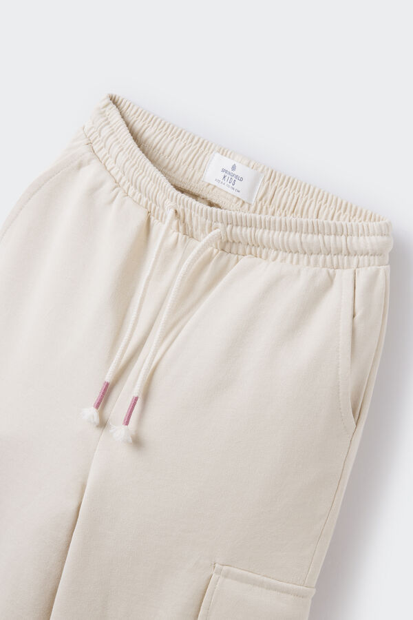 Springfield Kids Cal&ccedil;as cargo menina bege